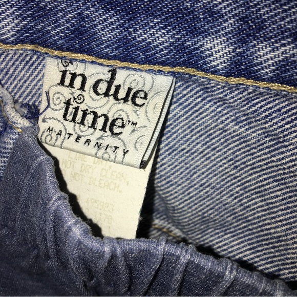 excellent Maternity jeans denim 100% cotton size 4 maternity - Picture 3 of 3